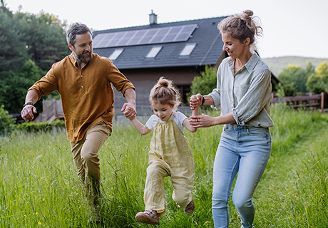 Glückliche Familie | Haus ruhiger Ort kaufen
